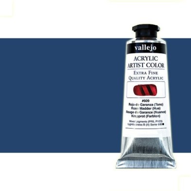 Material Bellas Artes - Pintura - Acrílico Vallejo Artist color azul antraquinona (60 ml) | totenart.com