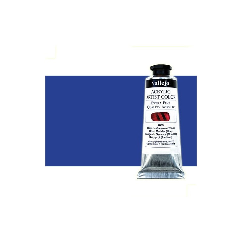 Material Bellas Artes - Pintura - Acrílico Vallejo Artist color azul cyan (60 ml) | totenart.com