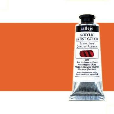 Material Bellas Artes - Pintura - Acrílico Vallejo Artist color cadmio naranja (60 ml) | totenart.com