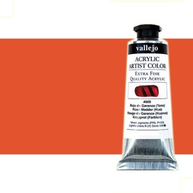 Material Bellas Artes - Pintura - Acrílico Vallejo Artist color naranja pirrol  (60 ml) | totenart.com