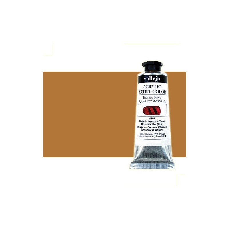 Material Bellas Artes - Pintura - Acrílico Vallejo Artist color ocre amarillo (60 ml) | totenart.com