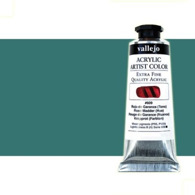 Material Bellas Artes - Pintura - Acrílico Vallejo Artist color turquesa de cobalto (60 ml) | totenart.com