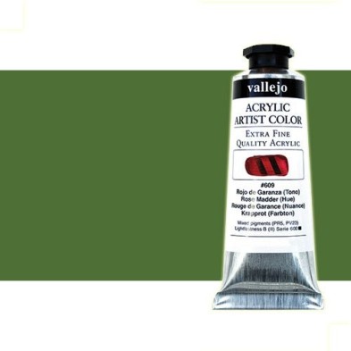 Material Bellas Artes - Pintura - Acrílico Vallejo Artist color verde esmeralda (60 ml) | totenart.com