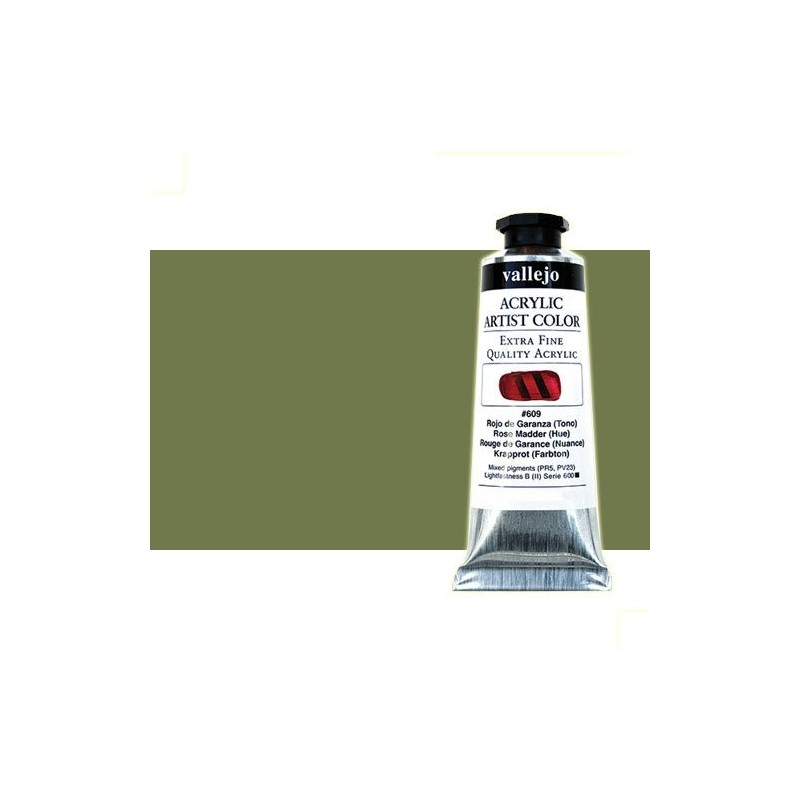 Material Bellas Artes - Pintura - Acrílico Vallejo Artist color verde óxido de cromo (60 ml) | totenart.com