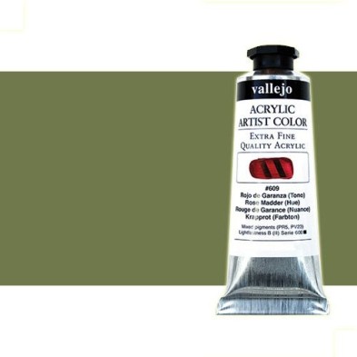 Material Bellas Artes - Pintura - Acrílico Vallejo Artist color verde óxido de cromo (60 ml) | totenart.com