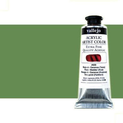 Material Bellas Artes - Pintura - Acrílico Vallejo Artist color verde permanente (60 ml) | totenart.com