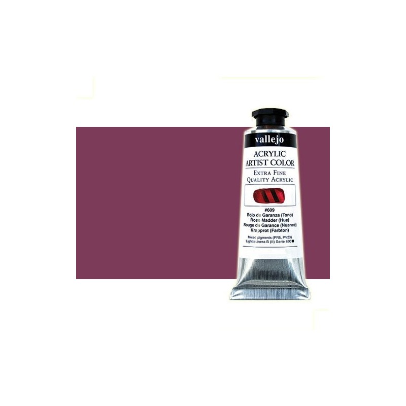 Material Bellas Artes - Pintura - Acrílico Vallejo Artist color violeta de quinacridona (60 ml) | totenart.com