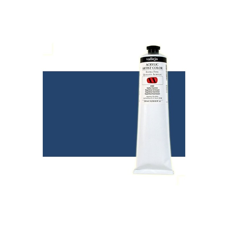 Material Bellas Artes - Pintura - Acrílico Vallejo Artist color azul antraquinona (200 ml) | totenart.com