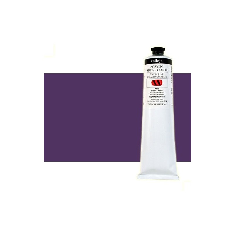 Material Bellas Artes - Pintura - Acrílico Vallejo Artist color violeta permanente (200 ml) | totenart.com