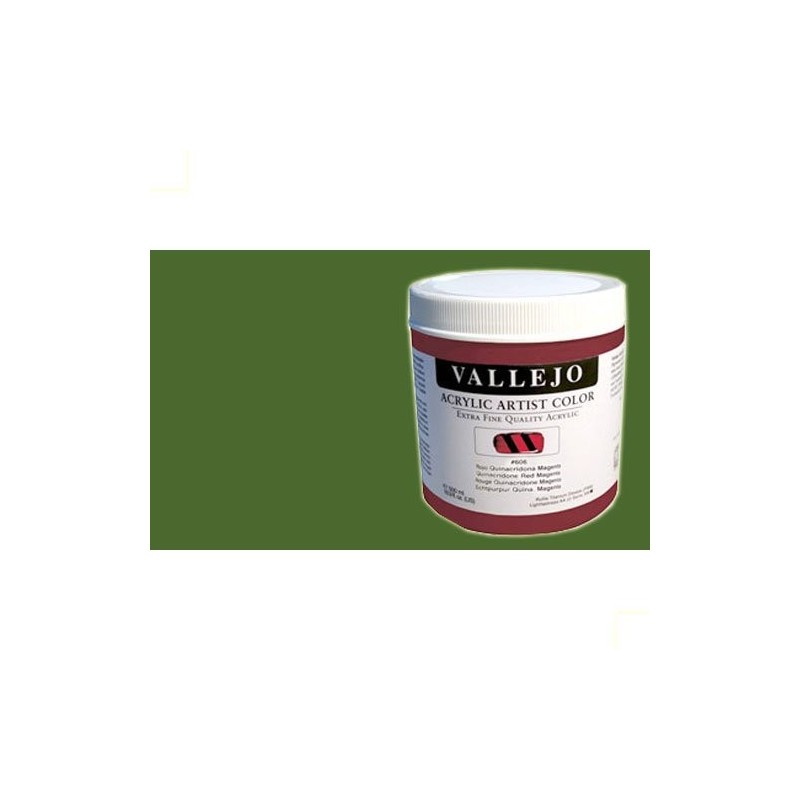 Material Bellas Artes - Pintura - Acrílico Vallejo Artist color verde de Hooker (500 ml) | totenart.com