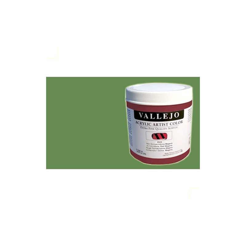 Material Bellas Artes - Pintura - Acrílico Vallejo Artist color verde permanente (500 ml) | totenart.com