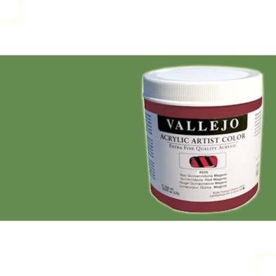 Material Bellas Artes - Pintura - Acrílico Vallejo Artist color verde permanente (500 ml) | totenart.com