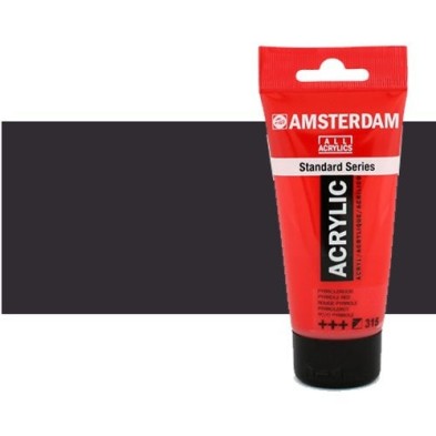 Material Bellas Artes - Pintura - Acrílico Amsterdam color negro bujía (250 ml) | totenart.com
