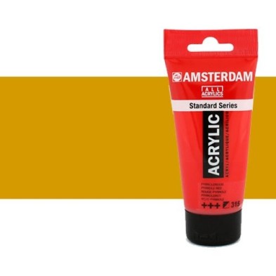 Material Bellas Artes - Pintura - Acrílico Amsterdam color ocre amarillo (250 ml) | totenart.com