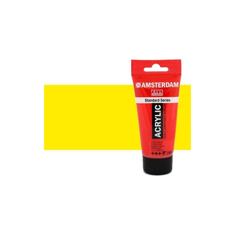 Material Bellas Artes - Pintura - Acrílico Amsterdam color amarillo transparente medio (250 ml) | totenart.com