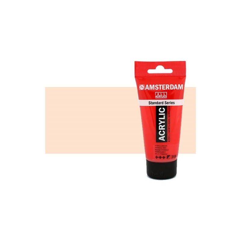 Material Bellas Artes - Pintura - Acrílico Amsterdam color amarillo Nápoles rojo claro (250 ml) | totenart.com