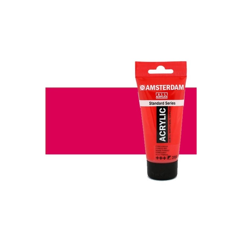 Material Bellas Artes - Pintura - Acrílico Amsterdam color rojo permanente púrpura (250 ml) | totenart.com