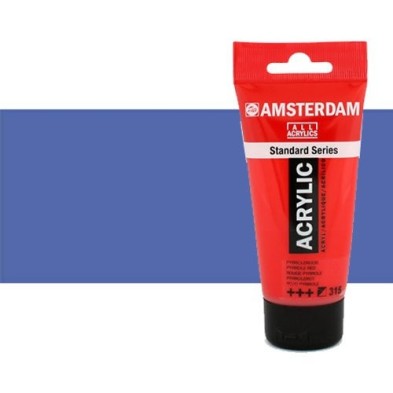 Material Bellas Artes - Pintura - Acrílico Amsterdam color azul ultramar violeta claro (250 ml) | totenart.com