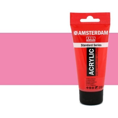 Material Bellas Artes - Pintura - Acrílico Amsterdam color rosa quinacridona claro (250 ml) | totenart.com