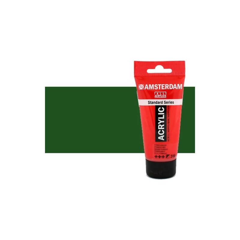 Material Bellas Artes - Pintura - Acrílico Amsterdam color verde vejiga (250 ml) | totenart.com