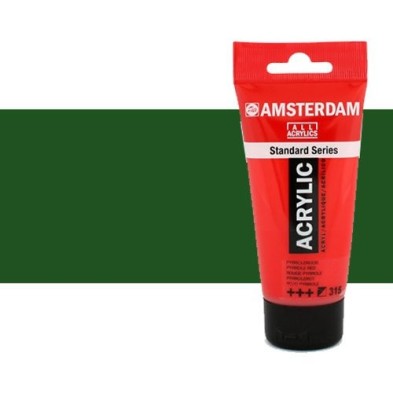 Material Bellas Artes - Pintura - Acrílico Amsterdam color verde vejiga (250 ml) | totenart.com