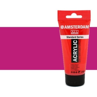 Material Bellas Artes - Pintura - Acrílico Amsterdam color violeta rojo permanente claro (250 ml) | totenart.com