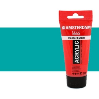Material Bellas Artes - Pintura - Acrílico Amsterdam color verde turquesa (250 ml) | totenart.com