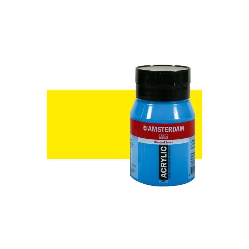 Material Bellas Artes - Pintura - Acrílico Amsterdam color amarillo primario (500 ml) | totenart.com