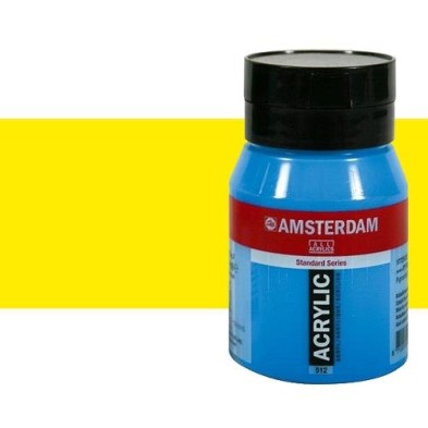 Material Bellas Artes - Pintura - Acrílico Amsterdam color amarillo primario (500 ml) | totenart.com