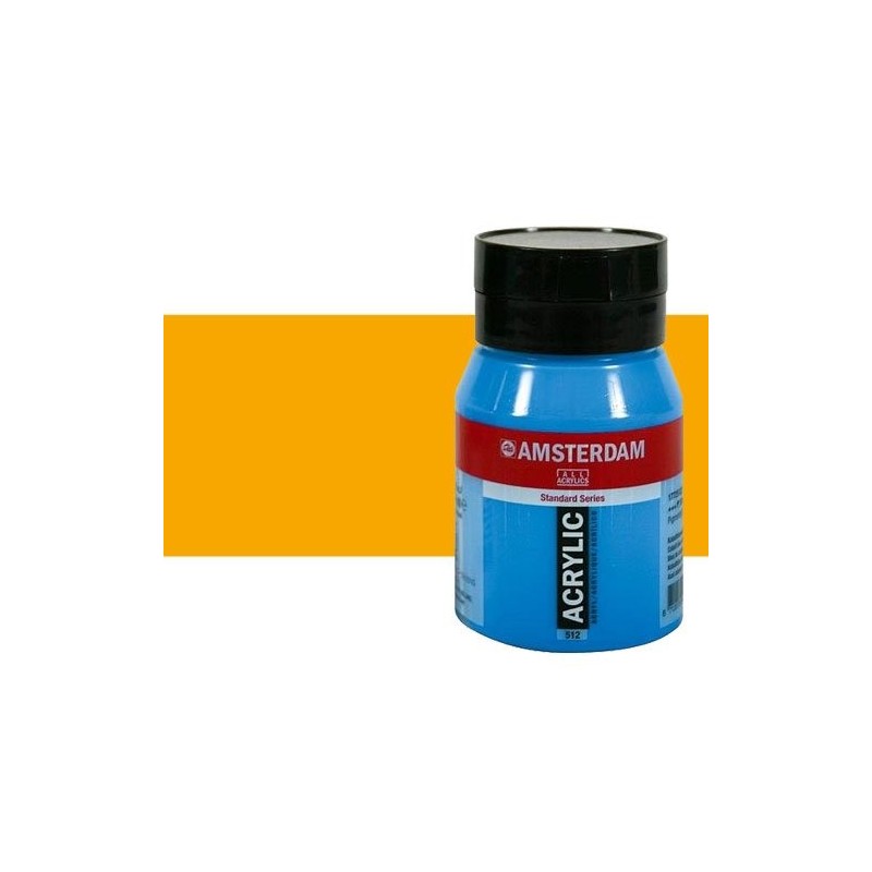 Material Bellas Artes - Pintura - Acrílico Amsterdam color amarillo azo oscuro (500 ml) | totenart.com