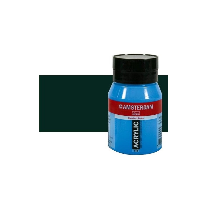 Material Bellas Artes - Pintura - Acrílico Amsterdam color negro óxido (500 ml) | totenart.com