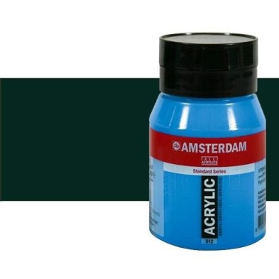 Material Bellas Artes - Pintura - Acrílico Amsterdam color negro óxido (500 ml) | totenart.com