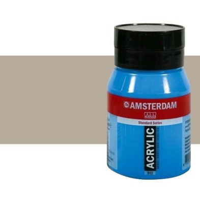 Material Bellas Artes - Pintura - Acrílico Amsterdam color gris cálido (500 ml) | totenart.com