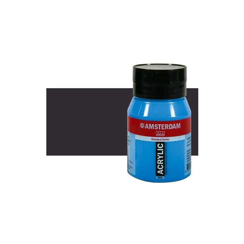 Material Bellas Artes - Pintura - Acrílico Amsterdam color negro bujía (500 ml) | totenart.com