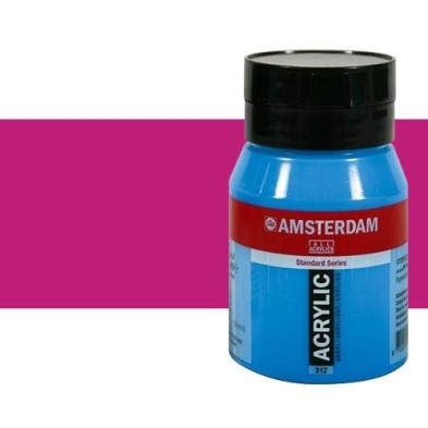 Material Bellas Artes - Pintura - Acrílico Amsterdam color violeta rojo permanente claro (500 ml) | totenart.com