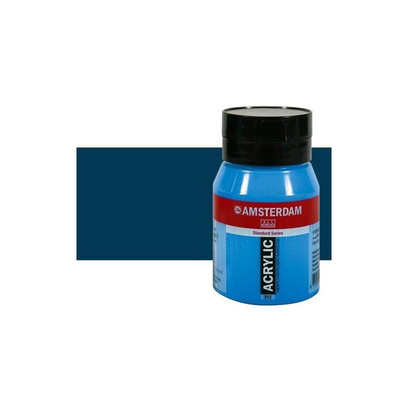 Material Bellas Artes - Pintura - Acrílico Amsterdam color azul Prusia ftalocianina (500 ml) | totenart.com