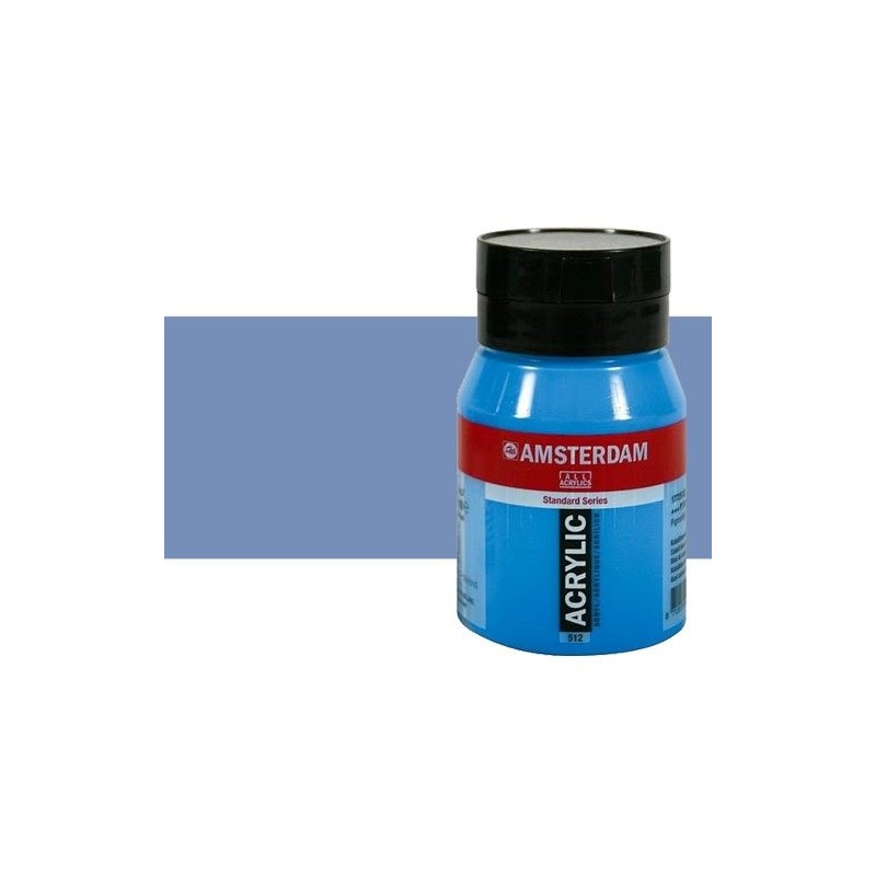 Material Bellas Artes - Pintura - Acrílico Amsterdam color azul grisáceo (500 ml) | totenart.com