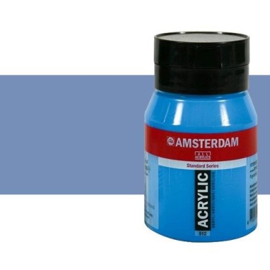 Material Bellas Artes - Pintura - Acrílico Amsterdam color azul grisáceo (500 ml) | totenart.com
