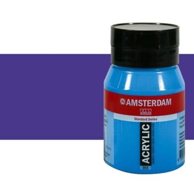 Material Bellas Artes - Pintura - Acrílico Amsterdam color azul ultramar violeta (500 ml) | totenart.com