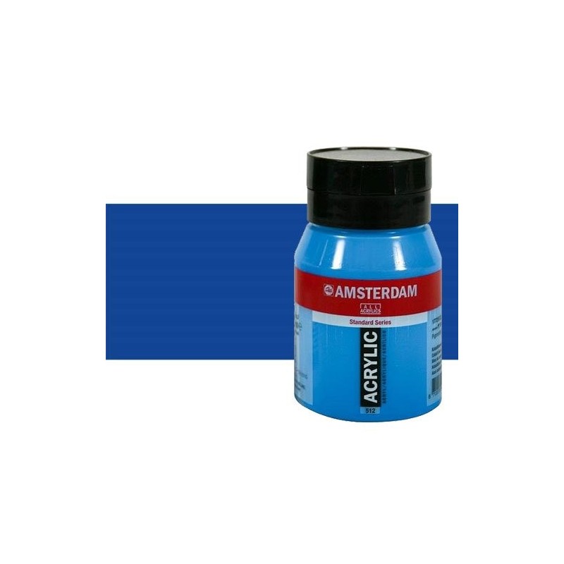Material Bellas Artes - Pintura - Acrílico Amsterdam color azul ultramar (500 ml) | totenart.com