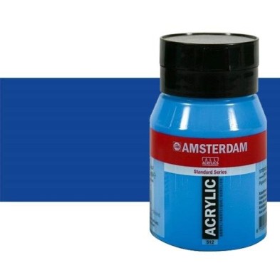Material Bellas Artes - Pintura - Acrílico Amsterdam color azul ultramar (500 ml) | totenart.com
