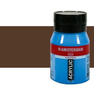 Material Bellas Artes - Pintura - Acrílico Amsterdam color sombra tostada (500 ml) | totenart.com