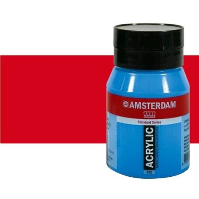 Material Bellas Artes - Pintura - Acrílico Amsterdam color rojo naftol medio (500 ml) | totenart.com