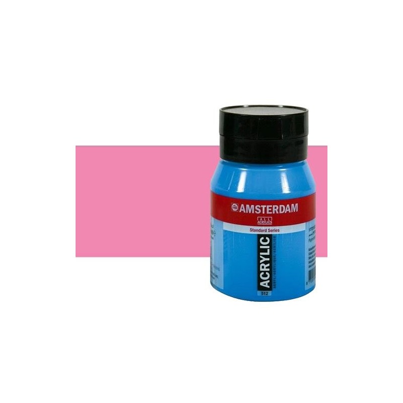 Material Bellas Artes - Pintura - Acrílico Amsterdam color rosa quinacridona claro (500 ml) | totenart.com