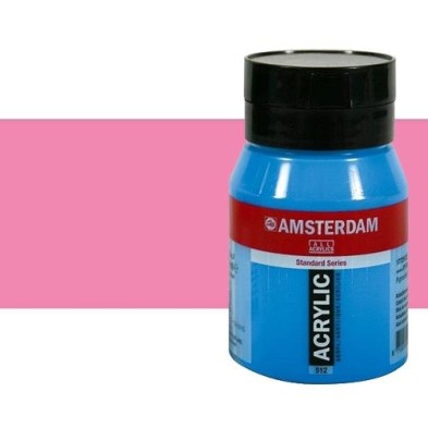 Material Bellas Artes - Pintura - Acrílico Amsterdam color rosa quinacridona claro (500 ml) | totenart.com
