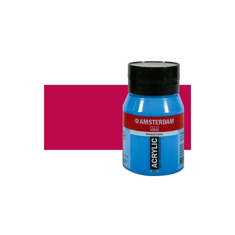 Material Bellas Artes - Pintura - Acrílico Amsterdam color rosa quinacridona (500 ml) | totenart.com