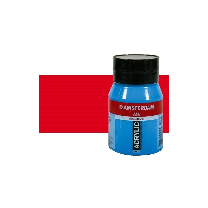 Material Bellas Artes - Pintura - Acrílico Amsterdam color rojo pirrol (500 ml) | totenart.com