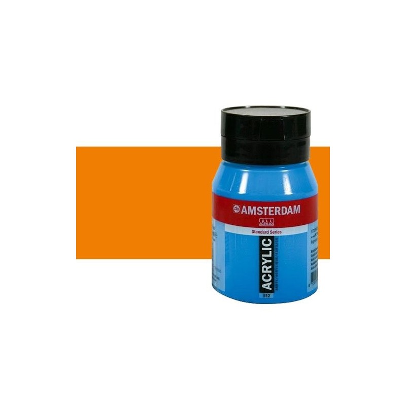 Material Bellas Artes - Pintura - Acrílico Amsterdam color anaranjado azo (500 ml) | totenart.com