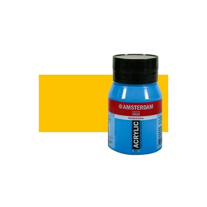 Material Bellas Artes - Pintura - Acrílico Amsterdam color amarillo azo medio (500 ml) | totenart.com