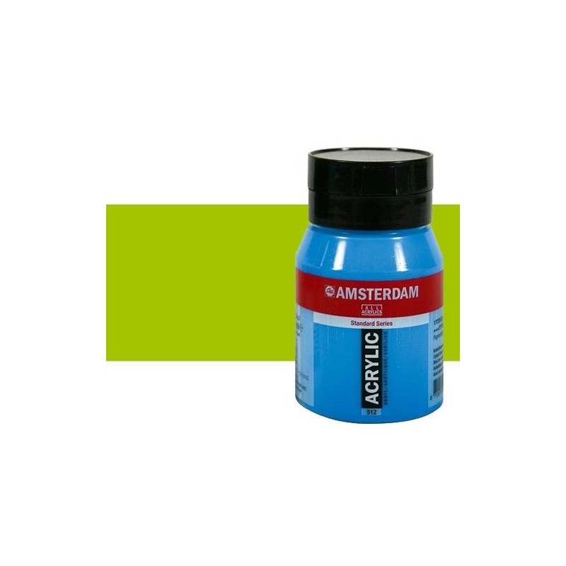 Material Bellas Artes - Pintura - Acrílico Amsterdam color amarillo verdoso (500 ml) | totenart.com